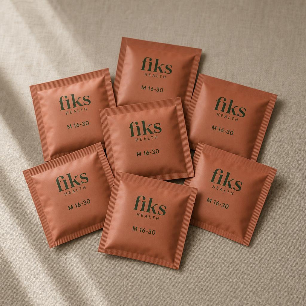 Warm rust Fiks sachet for Male 16–30