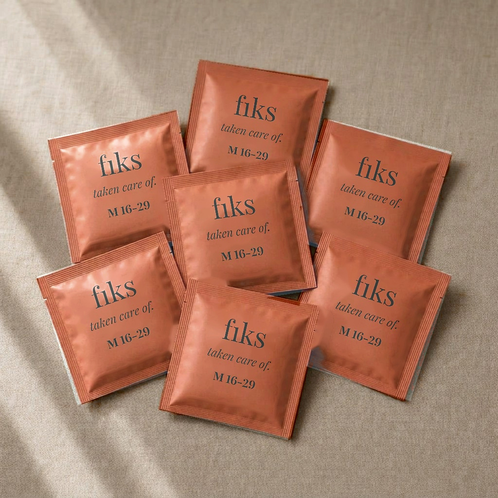 Warm rust Fiks pouch for Male 16–29