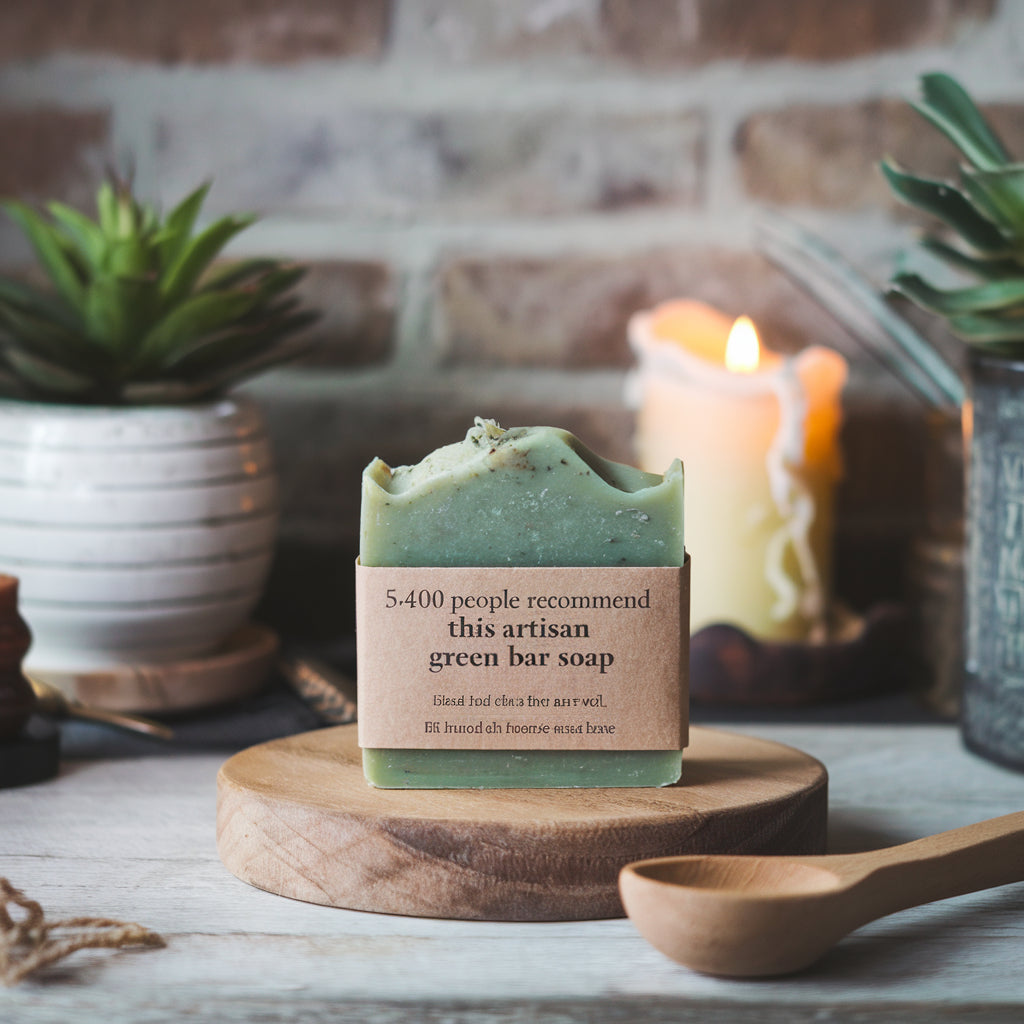 Why 5,400 People Recommend This Artisan Green Bar Soap