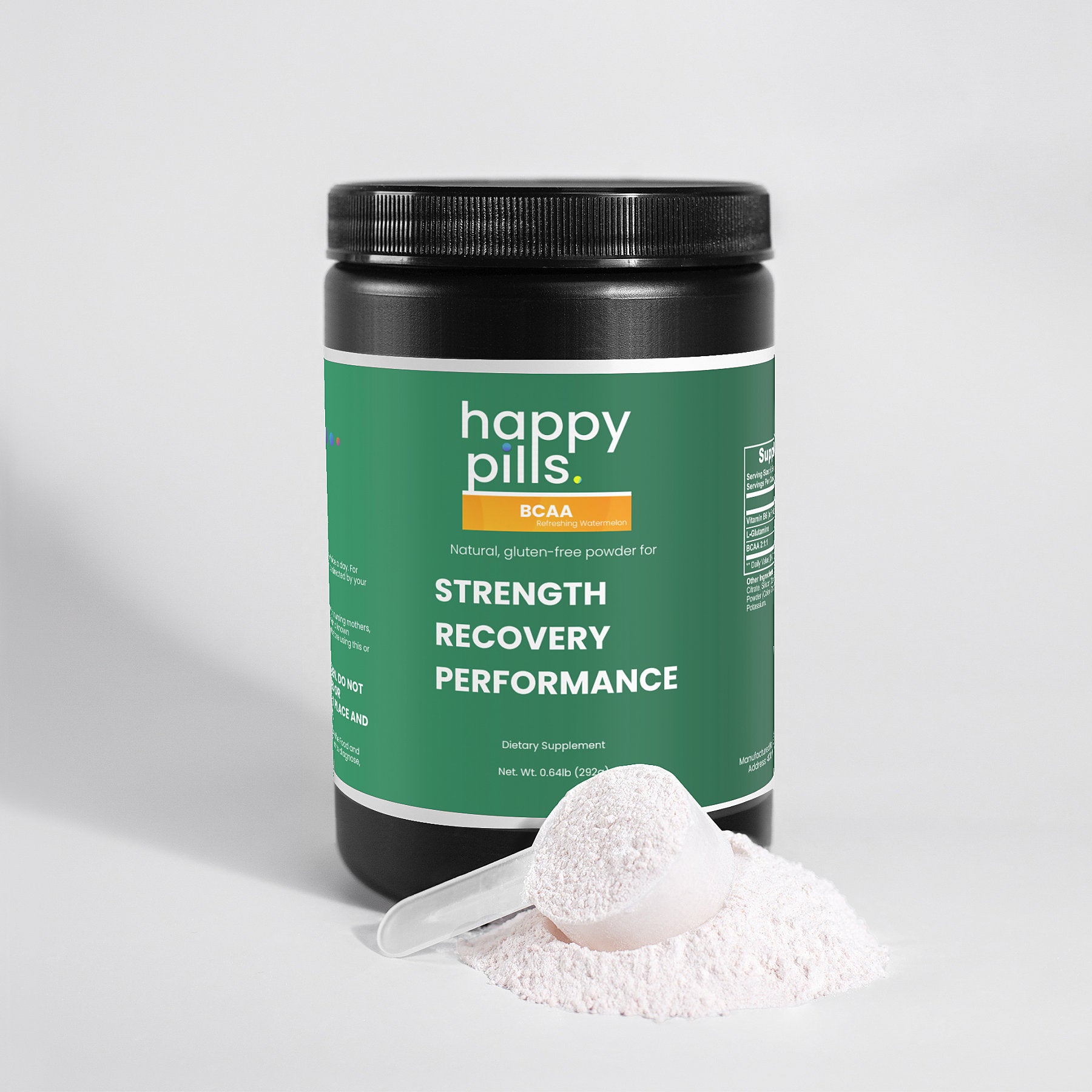 BCAA Powder (Strength, Recovery, Performance) - Happy Pills