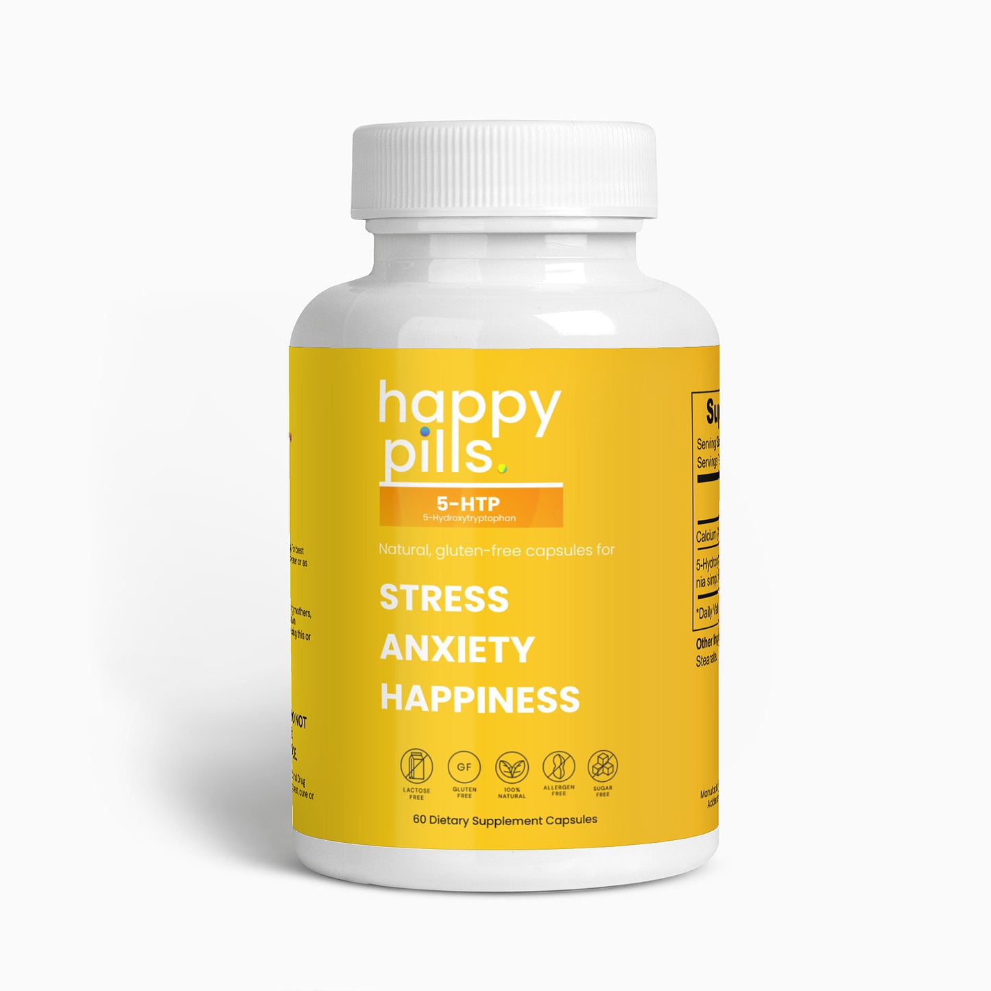 5-HTP (Stress, Anxiety, Happiness) - Happy Pills