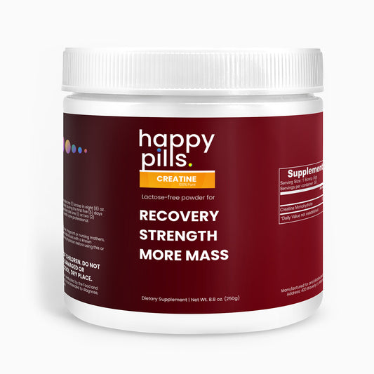 Creatine Powder (Recovery, Strength, Mass) - Happy Pills