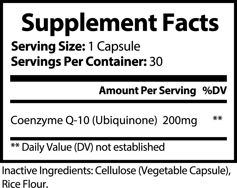 CoQ10 (Focus, Energy, Muscle Pain) - Happy Pills